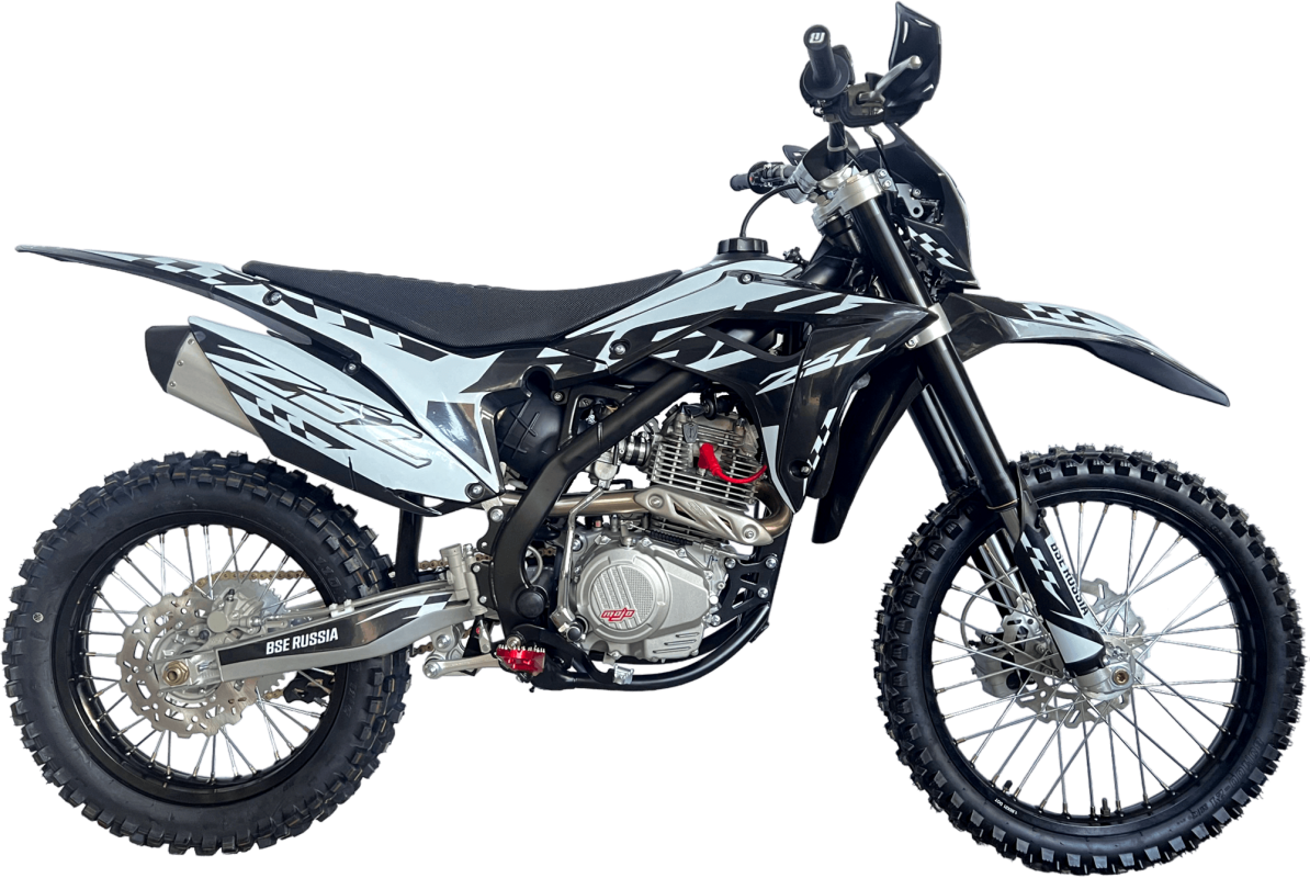 Эндуро / кроссовый мотоцикл BSE Z5 L White Black